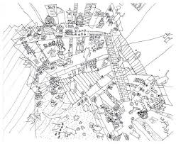 日本建築師平田晃久 Akihisa Hirata 設計 代官山猿樂 Sarugaku Architecture Sketch Architecture Illustration Architecture Drawing