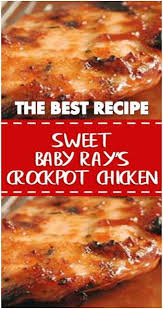 This chicken breast recipe only requires six ingredients and 30 minutes to make. Sweet Baby Ray S Crockpot Chicken The Best Yummy Delisha Chicken Crockpot Recipes Recipes Sweet Baby Rays Crockpot Chicken