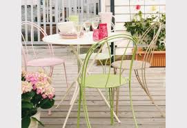You need to make sure you give cast iron furniture (or cast iron anything) a light sanding before you put paint on it. Spray Painting Garden Chairs