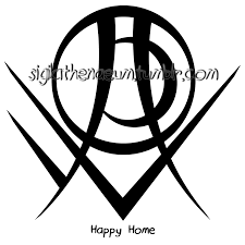 Happy Home Sigil For Anonymous Requests Are Open Sigil Wiccan Spell Book Magick Symbols