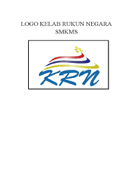 Penghasilan logo, visi dan misi kelab rukun negara. Logo Kelab Rukun Negara Smkms
