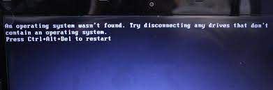 An Operating System Wasn T Found Error When Booting Windows