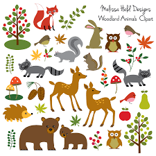 Woodland Animals Clipart Animal Clipart Woodland Animals Woodland Clipart