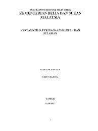 Ia ditubuhkan pada 26 mei 1995 dan mr. Contoh Kertas Kerja Rancangan Perniagaan Jahitan