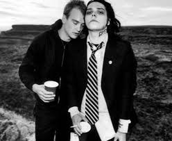 Black And White And Red All Over Alkaline Trio Gerard Way And Matt Skiba Gerard Way Matt Skiba My Chemical Romance