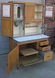 Antique baking cabinet~flour bins~predates hoosier wood in antiques, furniture. Oak Hoosier Style Mcdougall Cabinet W Flour Bin Jars Hoosier Cabinet Old Fashioned Kitchen