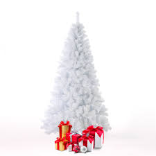 Tronc métal invisible, recouvert de fausses épines fixé sur un trépied métallique assurant la stabilité. Gstaad Sapin De Noel Artificiel Blanc 180cm Design Classique Traditionnel