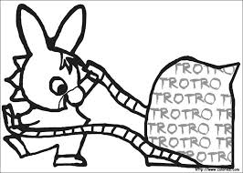 Trotro coloring books | coloring pages for kids, coloring. Trotro 33956 Cartoons Printable Coloring Pages