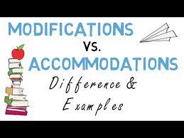 Alternative workspace, reduction of audio/visual stimuli and a study carrel are all examples of. Modifications Vs Accommodations Difference And Examples Youtube