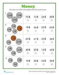 Currency, as asked by users of funtrivia.com. Money Quiz Worksheet Education Com
