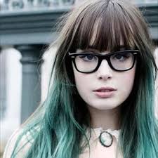 Adding bangs to ombre hair adds a whole other dimension to the look. Blue Is The Coolest Color 50 Blue Ombre Hair Ideas Hair Motive