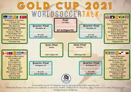 Opens the tokyo olympics tournament july 21 vs. Gold Cup Group Stage Schedule And Knockout Bracket With Tv Schedule Could Change Only One Game On Big Fox So Far Mls
