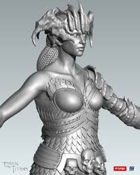 I wanted to do a picture of loki as a women when she first showed up in the thor relaunch a few years ago but i never got around to it. Rob Corcoran Hel Daughter Of Loki Goddess Of The Underworld Zbrush Sculpt Dawn Of Titans