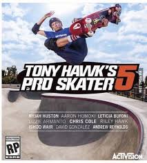 Cover For Tony Hawks Pro Skater 5 Along With The List Of Skater Featured Tony Hawk Pro Skater Pro Skaters Tony Hawk