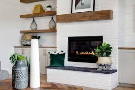 How about yellow?yellow is such a happy color. 75 Beautiful Farmhouse Living Room With A Brick Fireplace Pictures Ideas May 2021 Houzz