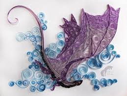 Paper Quilled Dragon Quilled Paper Art Paper Quilling Paper Quilling Designs