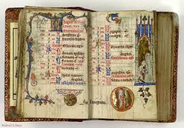 Book Of Hours Calendar Section By Thomas Of Lancaster Smu Book Of Hours Medieval Books Medieval