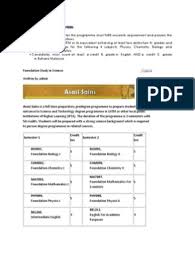 Kuala lumpur & johor bahru. Asasi Medical School Academic Degree