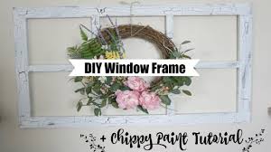 And if i do say so myself, it's pretty fabulous. Diy Window Frame Chippy Paint Technique Momma From Scratch Youtube
