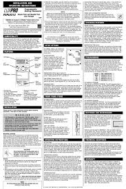 If change filter is reading on the lcd screen, the number … Lux Products Luxpro Psplv512 Installation And Operating Instructions Pdf Download Manualslib