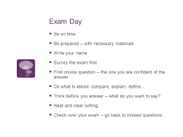 Studying for an exam is a piece of cake, even if you only have a few days to prepare. Exam Prep Session Planning And Preparing For Final Exams Ancaster High School Student Success Ppt Download