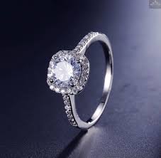 خاتم سوليتير من اناقة الجواهر engagement rings heart ring rings