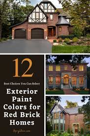 Blue grey red pink and brown. Exterior Paint Colors For Red Brick Homes 12 Best Choices You Can Select Aprylann