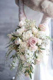 Bohemian white blush and greenery wedding bouquet with king protea. 170 White Ivory And Blush Ideas Wedding Flowers Wedding Bridal Bouquet