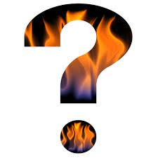 Fire burning forming question mark sign symbol isolated on black background. Question Mark 2 Free Stock Photo Public Domain Pictures