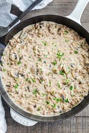 Not only that, the starches from the pasta thickens up the sauce, meaning that there is no need for a flour thickener at all at the end. Ground Beef Stroganoff Recipe Natashaskitchen Com