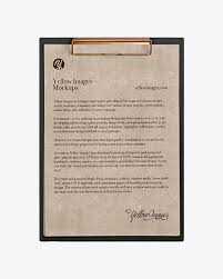 Free brochure folder letter mockups. Clipboard With Kraft Paper Psd Mockup Menu Mockups Psd Free