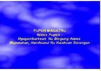 Seperti misalnya pada contoh pupuh sinom, pupuh asmarandana, pupuh balakbak, pupuh mijil bali, pupuh lambang, pupuh durma, dan lain sebagainya. 17 Pupuh Mifka Weblog Laman 4
