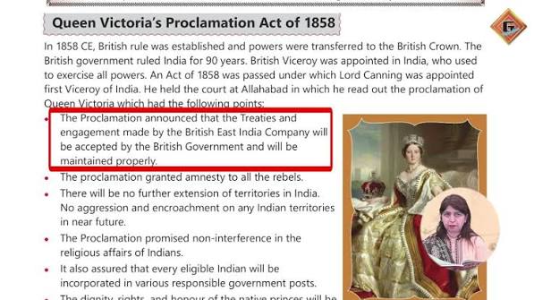 Gohar History 8 PCTB|Unit 1|Lec 8|Queen Victoria's Proclamation Act of 1858