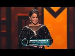 The People S Choice For Favorite Movie Actress Is Jennifer Lawrence Jennifer Lawrence People S Choice Awards Actresses