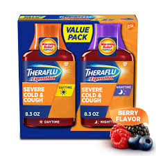 A warm wave of powerful relief is just what you'll experience with every cup of theraflu hot liquid. Theraflu Expressmax Day And Nighttime Severe Cold And Cough Syrup 8 3 Oz 2 Pack Walmart Com