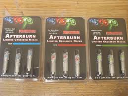 3 Afterburn Lighted Nocks For Crossbow Arrows Fits Bolts Size 297 302 I D Crossbowtips Crossbow Arrows Crossbow Light