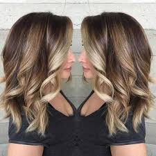Medium Length Black And Blonde Balayage 47 Stunning Blonde Highlights For Dark Hair Stayglam Dark Hair With Highlights Medium Length Hair Styles Blonde Highlights On Dark Hair