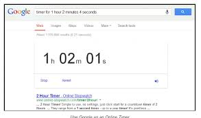 Use Google Search As An Online Timer Digital Inspiration Timer Online Google