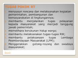 Tertib Administrasi Dan Optimalisasi Pemberdayaan Rt Rw Ppt Download