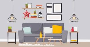 Living Room Illustrations Royalty Free Vector Graphics Room Living Interior Decor Furniture Vect In 2020 Apartment Interior Design Room Interior Design Home Decor
