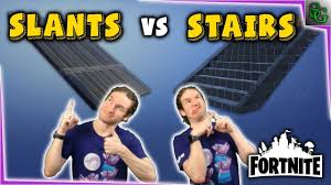 They allow you to get to the high ground, gain a height advantage on enemies, and more. Fortnite Why I Use Slants Over Stairs Youtube