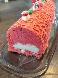 Buche Glacee Fraise Insert Poire Recette Recettes Noel Buche Glacee