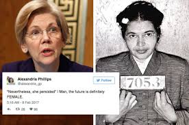 She was given an explanation. People Are Using Nevertheless She Persisted To Share Examples Of Badass Women