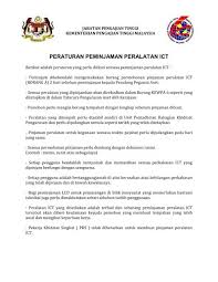 Peminjam setuju untuk mengembalikan semua pinjaman setelah kerja sama berakhir atau di putuskan dari satu atau kedua belah piha dalam keadaan bai. Peraturan Peminjaman Peralatan Ict Jabatan Pengajian Tinggi