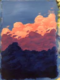 This is a video for beginners how to paint simple effective clouds in acrylic. I Ve Been Trying Really Hard To Learn To Paint Clouds Acrylic And This Is The First One I M Happy With Learnart