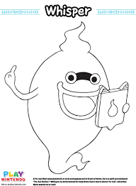 Set off fireworks to wish amer. Yo Kai Watch Coloring Pages Play Nintendo
