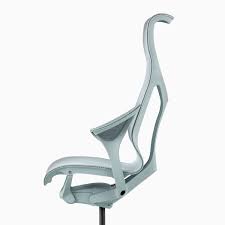 Office chairs & stools at herman miller store. Side View Of A Light Blue High Back Cosm Chair Cosm Chair Office Furniture Layout Office Chair