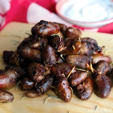 Start by trimming the excess fat and gristle from the chicken gizzards. Brazilian Pan Fried Chicken Hearts Offal Recipe Likehotketo