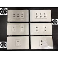 Check them all, we offer 1000+ stock designs for wall socket, toggle and decora rocker light switch covers. Panasonic 1 2 3 Gang Outlet Switch Duplex Aircon 3way 1way Weg Cover Plate Wide Series Original Shopee Philippines