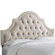 Ships free orders over $39. King Bella High Arch Tufted Headboard Velvet Light Gray Skyline Furniture Target